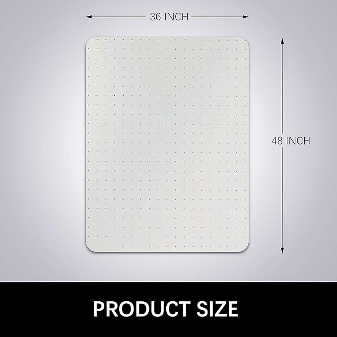 Kuyal Desk Chair Mat for Carpet, Office and Home, Easy Glide, Protects Floors - Image 7