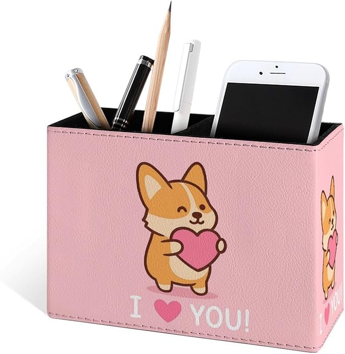 Famame Corgi I Love You Pencil Holder - Image 4