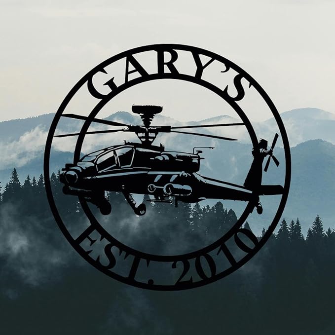 Personalized Metal Airplane Wall Art, Airplane Name Sign, Customized Pilot Name - Image 2