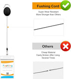 Fushing 20Pcs Retractable ID Badge Holders ID Badge Reels - Image 4