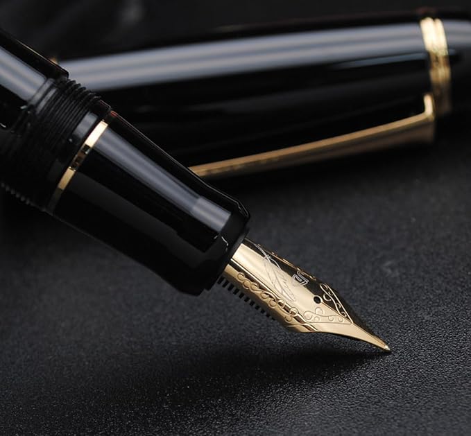 xixixiaozhu Metal Big Fountain Pen, Medium Nib 0.7mm, Includes Ink Converter & - Image 8