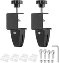 PATIKIL 2 Pcs 1/8" to 1/2" Adjustable Desk Divider Partition Clips, Aluminum by PATIKIL