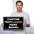 Custom Sign Outdoor Metal Large, Left or Right Arrow, Personalized Address - Image 2