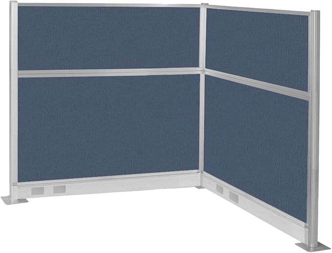 Versare Pre-Configured Hush Panel Electric Cubicle | Workstation Divider Walls by VERSARE