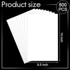 Mepase 800 Sheets Legal Size Cardstock 8.5" X 14" White Paper, 65lb Card Stock - Image 2