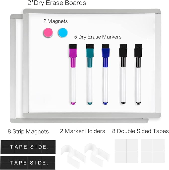 VUSIGN Small Dry Erase Whiteboard, 11 x 14 Inches White Board - Image 7