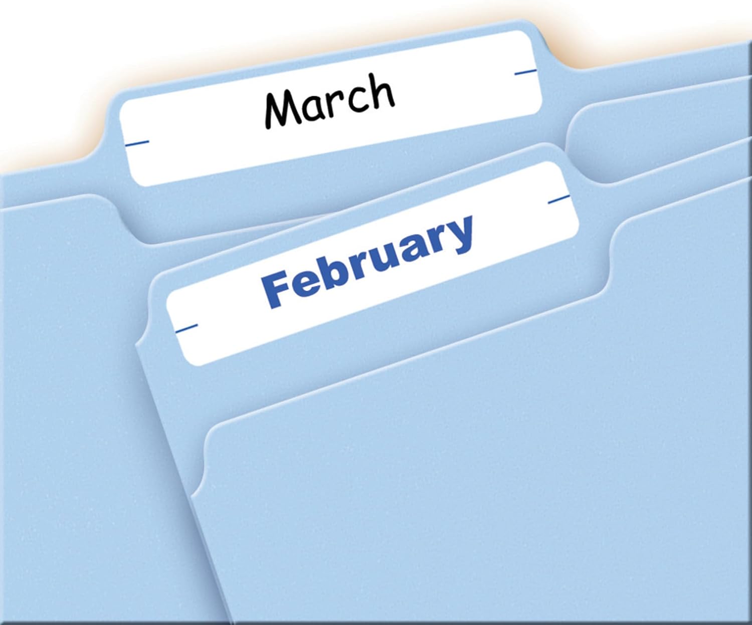 Avery® File Folder Labels on 4" x 6" Sheets, Easy Peel®, White, Print & Handwrite, 2/3" x 3-7/16", 252 Labels (5202)