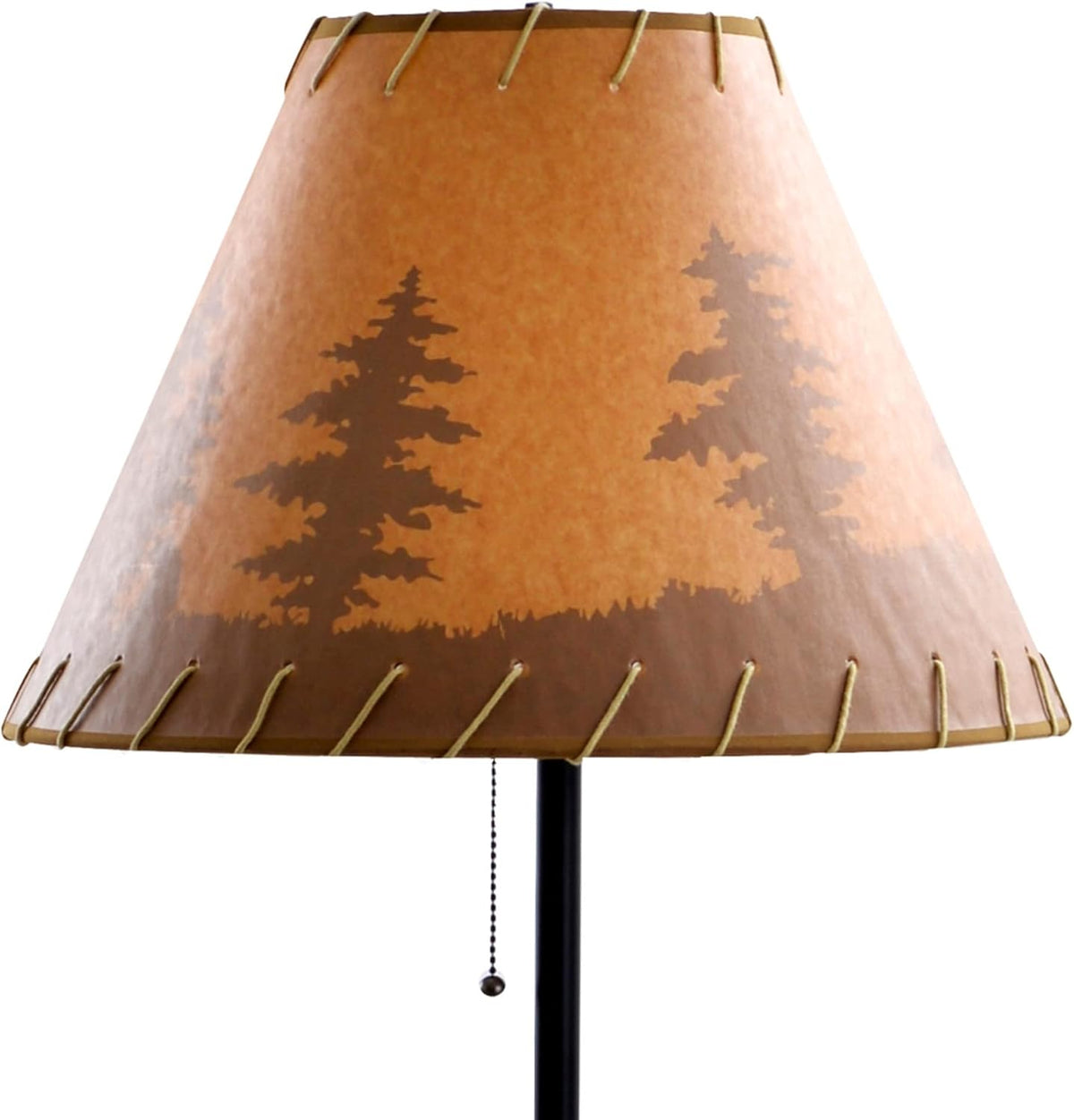 Catalina Lighting Rustic Cabin Lodge 3-Piece Table & Floor Lamp Set, LED ...