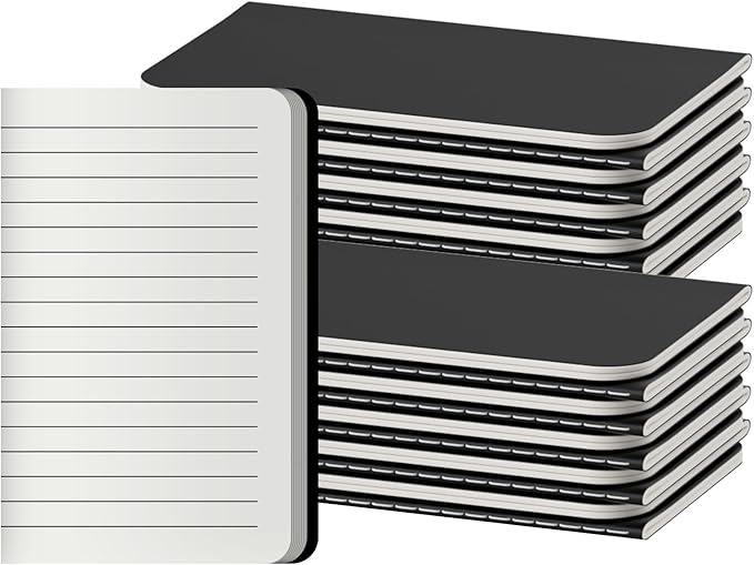 XYark Lined Pocket Notebooks, 20 Pack Small Notebook Bulk, 3.5x5.5 inch by XYark