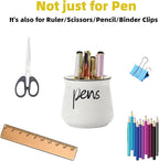 ONTUBE Porcelain Pens Holder Stand, Ceramic Pencils Holder - Image 3