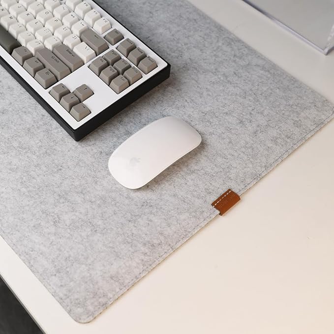 Bright Stone Felt Desk Mat, Non-Slip Mouse Pad, 27.5"x11.8" Office Supplies - Image 5