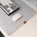 Bright Stone Felt Desk Mat, Non-Slip Mouse Pad, 35.4"x15.7" Office Supplies - Image 6