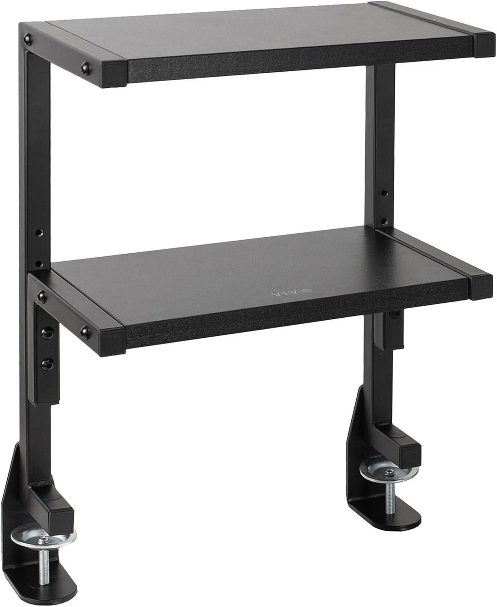 VIVO Clamp-on 13 inch Above or Below Desk 2-Tier Shelving Unit