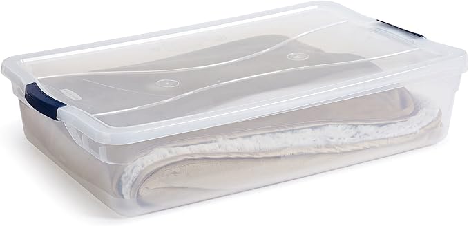 Rubbermaid Cleverstore 42 Quart Stackable Plastic Storage Bin - Image 6