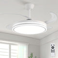 retractable ceiling fans with lights and remote, 42, main product view