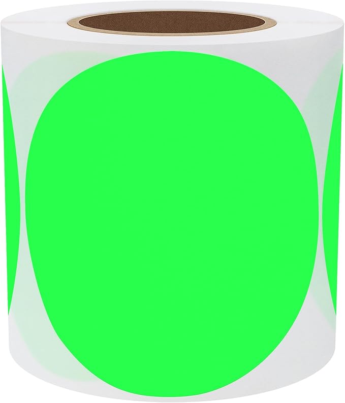 Hybsk Round Color Coding Circle Dots Labels Warehouse Inventory Organizer - Image 2