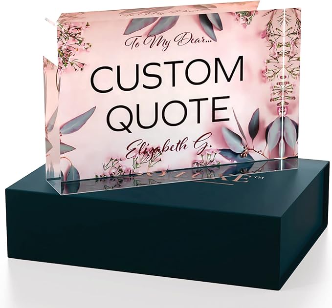 Custom Acrylic Sign Personalized, Custom Desk Name Plate, 18 Styles, - Image 9