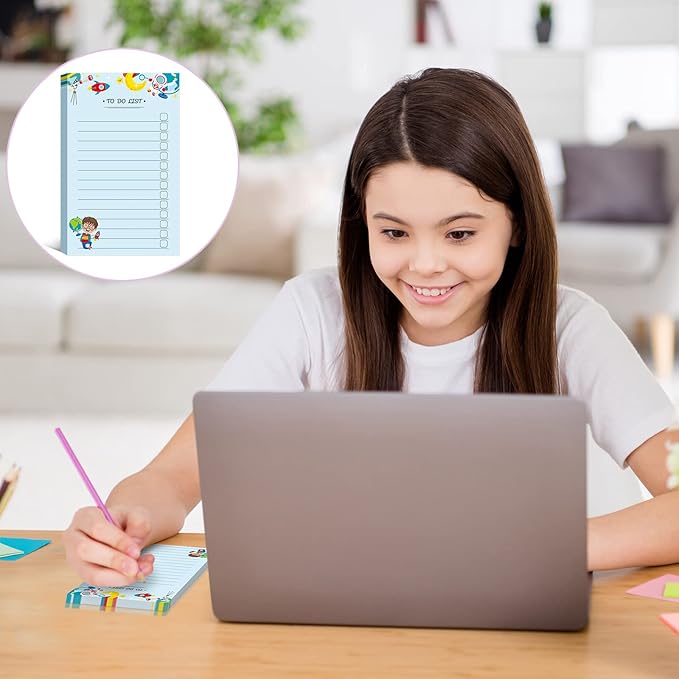 300 Sheets to Do List Notepad Daily Checklist Sticky Notes Cute Undated Memo - Image 7