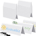 Fainne 60 Sets Dry Erase Name Tent Cards