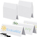 Fainne 100 Sets Dry Erase Name Tent Cards by Fainne