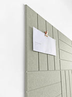 DECORITA Felt Bulletin Board Tiles | Modern Cork Board Alternative | Large Cork - Image 2
