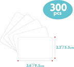 300pcs Plain Name tag Labels, Blank Name Badge - Image 2