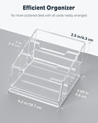 Uniclife Acrylic Business Card Holder - Image 2