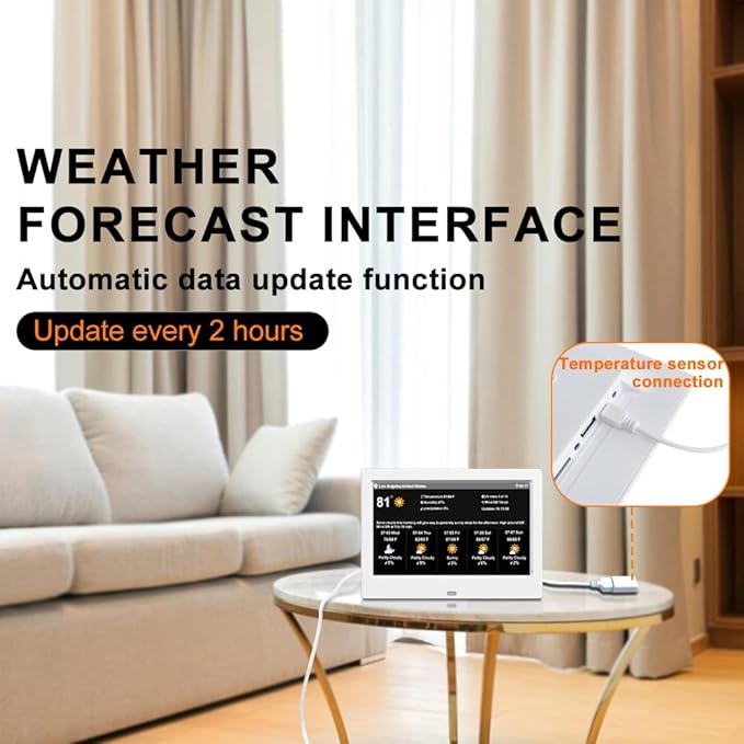 TIMEMOON WiFi Digtial Calendar Clock - Image 2