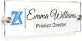 Acrylic Door Name Plate Personalized Office Name Plate Custom Door Sign by Unknown