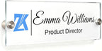 Acrylic Door Name Plate Personalized Office Name Plate Custom Door Sign by Unknown