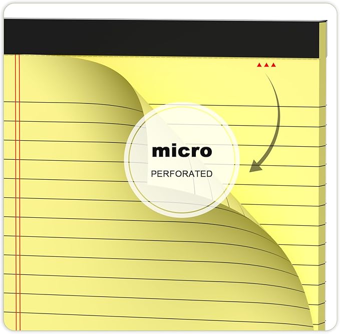 AILZFEI 6pcs Small Note Pad 5x8 College Ruled Legal Pads Paper Notepads 6 Pack - Image 5