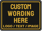 Custom Sign Bulk Personalized Metal Signs by Custom