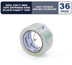PANDRI Packing Tape, 36 Rolls Heavy Duty Clear Packaging Tape - Image 2