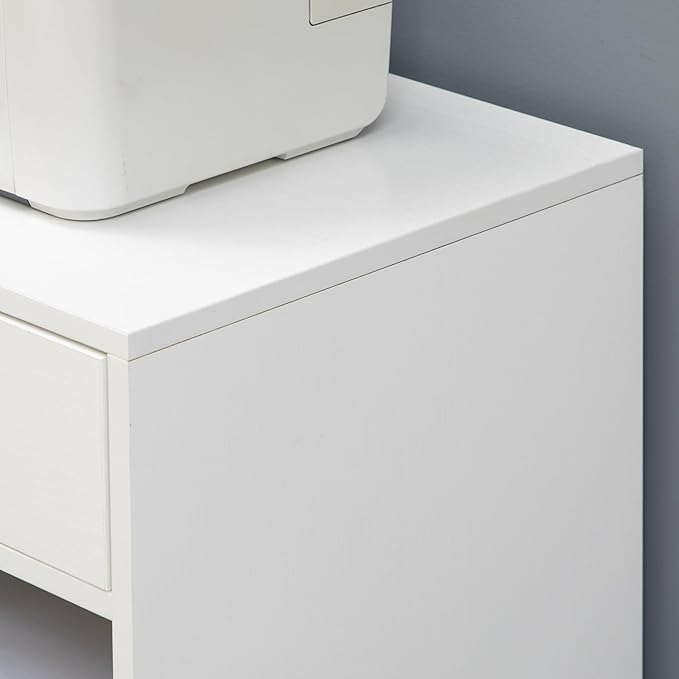 Zateety Mobile Printer Stand, Rolling File Cabinet Cart - Image 7