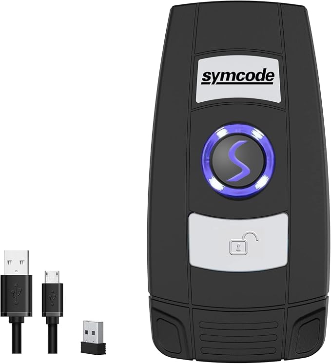 Mini 1D Bluetooth Barcode Scanner Wireless Bar Code Scanner 3-in-1 by ProfessionalBarcodeScanner