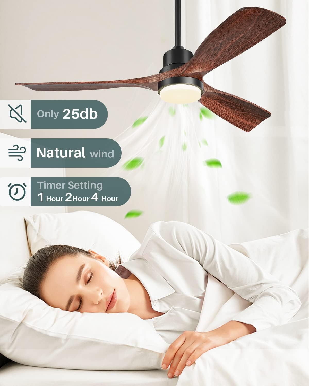 52 inch ceiling fans with lights and remote showing dimensions