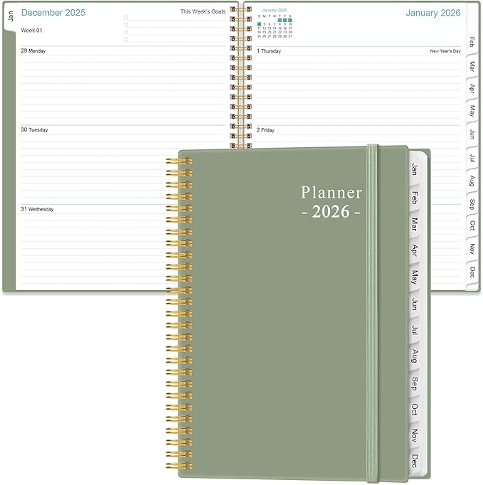 2026 Planner - Weekly Monthly Planner 2026 from January 2026 to December 2026 by Heveboik