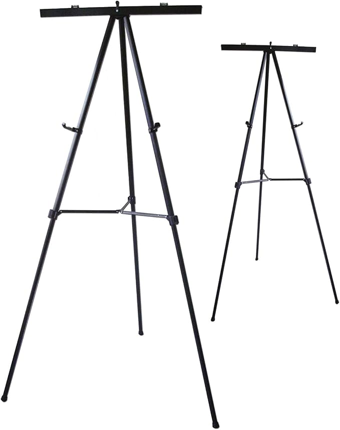 Lightweight Aluminum Flip-Chart Presentation Easel by Audio-VisualDirect