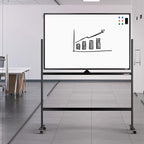Dry Erase Whiteboard Easel on Wheels - Image 8