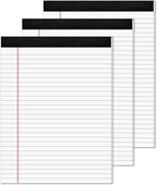 3 Pack Legal Pads 8.5 x 11 White Notepads Paper Tablets- Note Pads 8.5 x 11 by Aidunmis