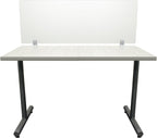 OBEX Frosted Acrylic Desk Mounted Privacy Panel