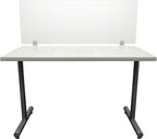 OBEX Frosted Acrylic Desk Mounted Privacy Panel by OBEX