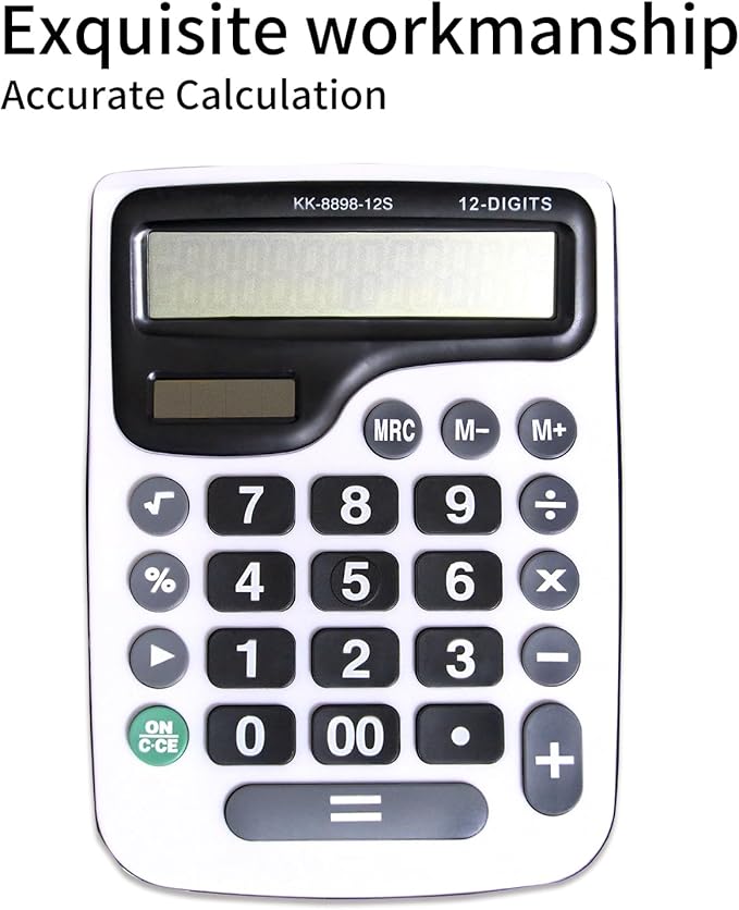 YEBMoo 12 Digit Desktop Calculator - Image 7