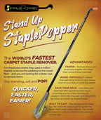 The Staple Popper – Stand Up Carpet Staple Remover Tool | Heavy Duty Staple - Image 6