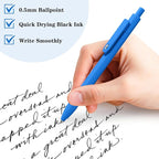Piochoo Pens, 0.5mm Black Ink Gel Pens, Quick Dry No Smudge, Smooth Writing - Image 7