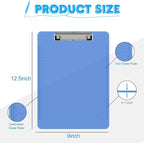 Clipboards, HERKKA 25 Pack Plastic Clipboards Low Profile Clip Standard A4 - Image 2