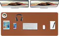 Boutilon Leather Desk Pad Protector, Non-Slip Mouse Pad, Laptop Desk Pad by Boutilon