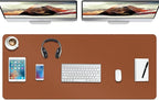 Boutilon Leather Desk Pad Protector, Non-Slip Mouse Pad, Laptop Desk Pad by Boutilon