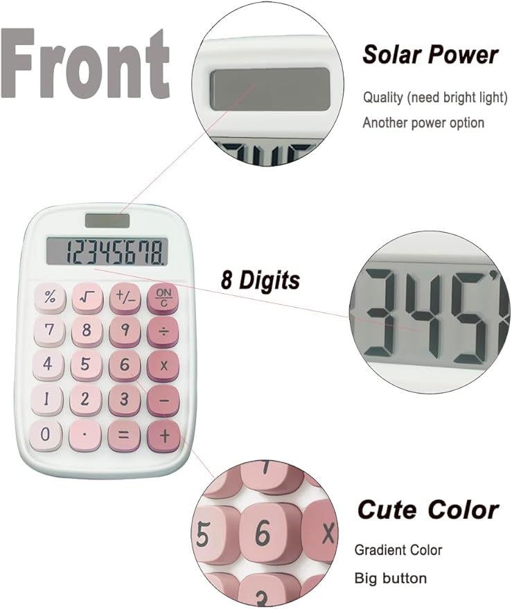 Mechanical Calculator, BTSEYAW Dual Power Calculator - Image 2