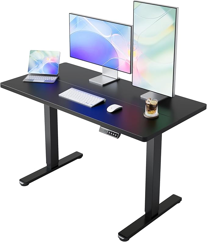 HUANUO Electric Standing Desk, 55 x 24 Inch Height Adjustable Computer Desk by HUANUO